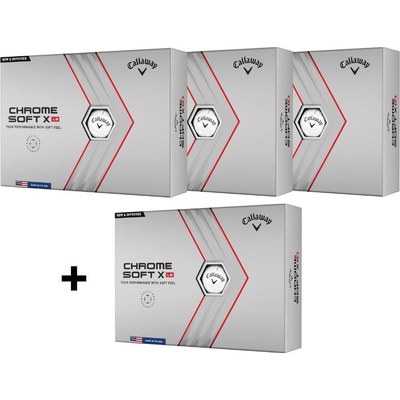 Callaway Chrome Soft X LS Triple Track Golf Balls – Zboží Dáma