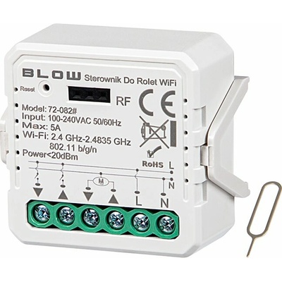 Smart dálkové ovládání rolet BLOW 72-082, WiFi TUYA 3872082