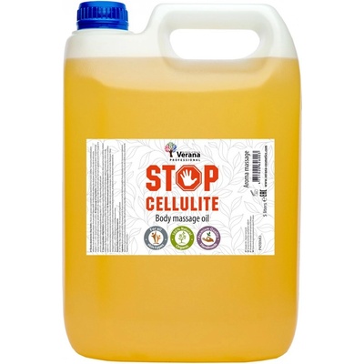 Verana Stop celulitíde rastlinný masážny olej 5 l