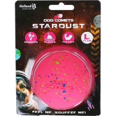 Dog Comets Stardust plovoucí míč růžový 7,5 cm