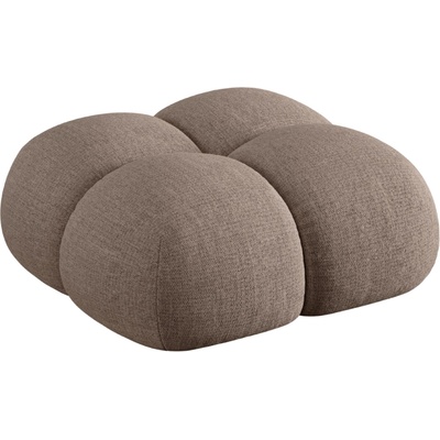 Cosmopolitan Design Světle hnědá podnožka Loretto 90 x 90 cm
