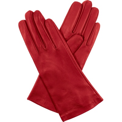 Kreibich dámské rukavice s podšívkou hedvábí červ.cardinál cardinal červená