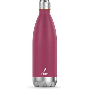FLAIR Стоманена бутилка за вода двустенна flair soft touch 750мл цикламена