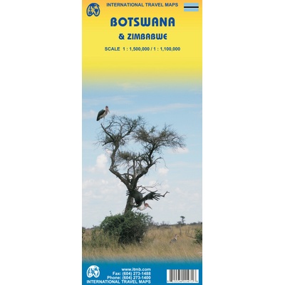 Botswana 1:1,5m & Zimbabwe 1:1,1m mapa ITM