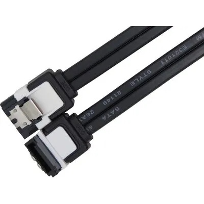 Интерфейсен кабел за твърд диск SATA-3 (6Gb/s) - черен (SATA-3 CABLE)