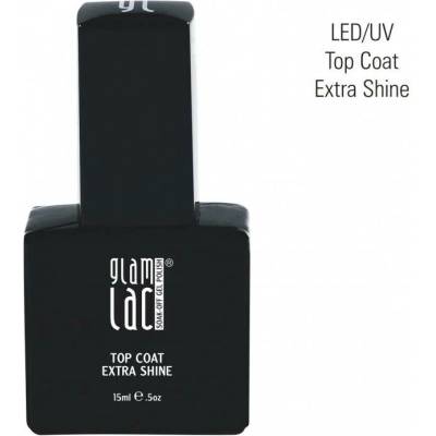 GlamLac Finish UV/LED gel Extra Shine Top Coat 15ml 15ml: 15ml