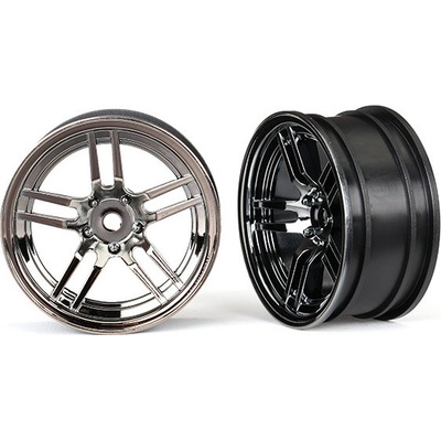 Traxxas disk 1.9" split-spoke čierny chrom 2 predný
