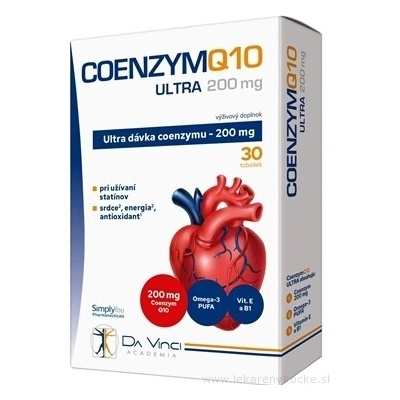 Coenzym Q10 Ultra 200 mg Da Vinci Academia 30 tobolek