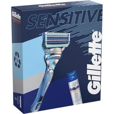 Gillette SkinGuard holiaci strojček + gél na holenie 200 ml darčeková sada