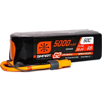 Spektrum Smart G2 LiPo 50C IC5 22.2 V 5000 mAh