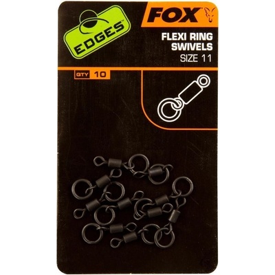 FOX Edges Flexi Ring Swivel veľ.7 10 ks