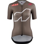 ASSOS Дамска фланелка с къс ръкав за колоездене ASSOS Women's Dyora R Jersey We Are The A Cycling jersey - Moka Brown - размер XL (156-2809-0115)