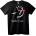 NOONEBRAND Тениска Влюбена в нея - 2XL, Black