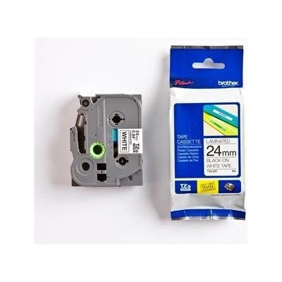 páska BROTHER TZ251 čierne písmo, biela páska Tape (24mm) TZE251
