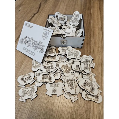 Danson - Puzzle Drevnené pexeso Motorky - 1 - 39 piese