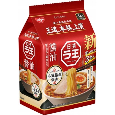 Nissin Raoh Ramen s príchuťou sójovej omáčky 3 x 101 g