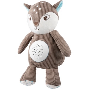 Canpol babies Мека играчка с музикална кутия и проектор 3 в 1 Canpol - Fawn, Кафява (77/206_brow)