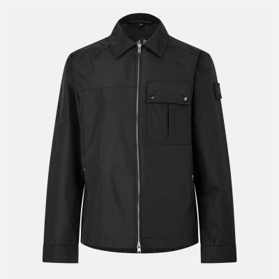 BELSTAFF Риза с дълъг ръкав BELSTAFF Men's Drill Water Resistant Long Sleeve Overshirt - Black