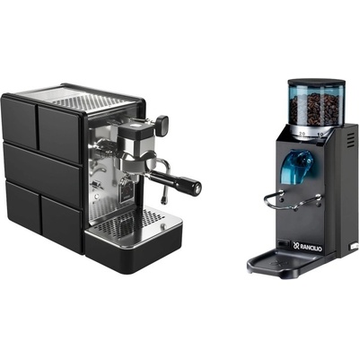 Set Stone Espresso Plus + Rancilio Rocky Doserless