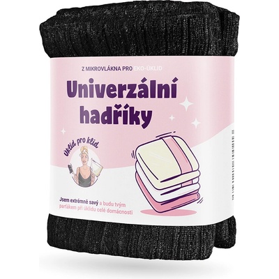 Úklid pro klid Univerzální hadříky z mikrovlákna Černá 3 ks – Zbozi.Blesk.cz