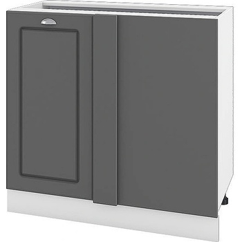 ИРИМ Долен ъглов кухненски шкаф Сити БФ-Цимент мат-06-42 90 см