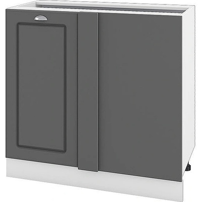 ИРИМ Долен ъглов кухненски шкаф Сити БФ-Цимент мат-06-42 90 см