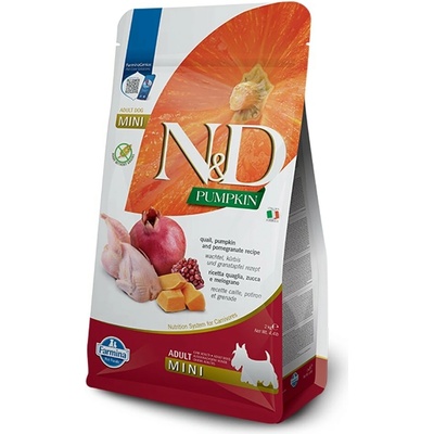N&D dog PUMPKIN GF Adult prepelica a granátové jablko 2 kg