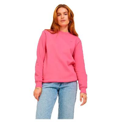 Блуза Jack & jones Abbie Every Relaxed Fit JJXX sweatshirt - Pink (Carmine Rose / Print Magenta)