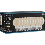 Mexen Vintis 10x LED спирална крушка, E27, G80, 8W, Топла светлина - 2700K, 650 lm, кехлибар (L165-E27-0827-50x10)