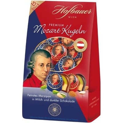 Lindt Hofbauer Mozart kugel hořká a mléčná 160 g