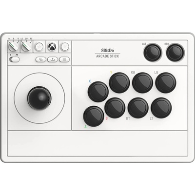 8BitDo Контролер 8BitDo - Arcade Stick, за Xbox One/Series X/PC, бял