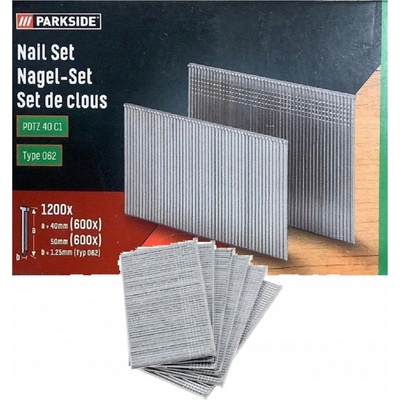 Hřebíky Parkside PDTZ 40 C1, kolářské hřebíčky 50/40 mm