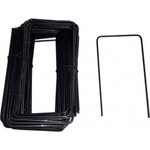 Záhradná kovová spona U 15cm x 7,5cm 100ks/bal