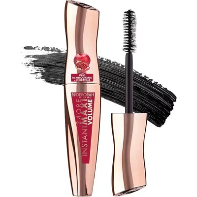 Deborah Milano řasenka 24ORE INSTANT MAXI VOLUME black 12 ml