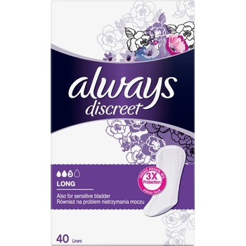 Always Discreet Long inkontinenční slipové intimní vložky 40 ks