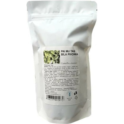 Zelené Drahokamy Pai Mu Tan Bílá pivoňka 50 g