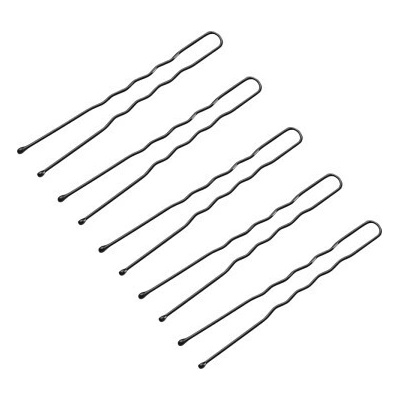 ACTIVESHOP Kadeřnické sponky e-65 300 kusů 6 cm černé