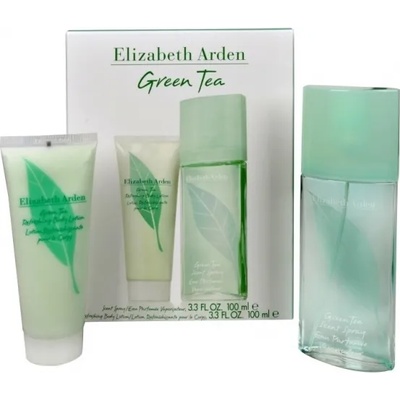 Elizabeth Arden Green Tea Подаръчен комплект, Парфюмна вода 100ml + Мляко за тяло 100ml, Жени