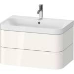 Duravit Happy D. 2 Plus - Шкафче с умивалник 48x78x49 см, 2 чекмеджета, бяло с висок гланц HP4347O2222 (HP4347O2222)