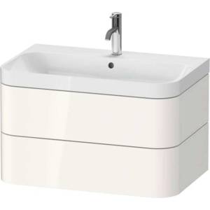 Duravit Happy D. 2 Plus - Шкафче с умивалник 48x78x49 см, 2 чекмеджета, бяло с висок гланц HP4347O2222 (HP4347O2222)
