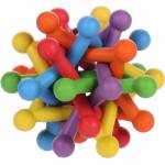 Flamingo Toy Spaco Atom Mix - гумена играчка за кучета - атом 9, 5 см - 1 брой, Белгия - 503982