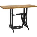 vidaXL Конзолна маса тип шевна машина 110x40x75 см (285208)