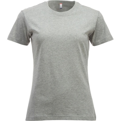 CLIQUE Tričko New Classic T Women krátký rukáv dámské COT67936107700 grey melang