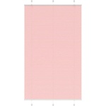 vidaXL Плисирана щора, розова, 115x200 см, ширина на плата 114, 4 см, полиестер (4015469)