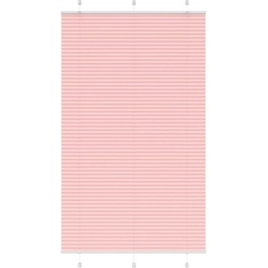 vidaXL Плисирана щора, розова, 115x200 см, ширина на плата 114, 4 см, полиестер (4015469)