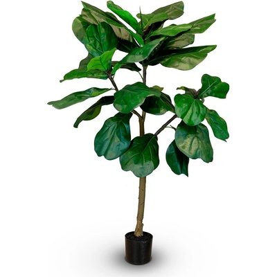 Houslový fíkus - Ficus Lyrata – umělá rostlina, UV stabilní, výška 120/180/240 cm Rozměry: Výška 120 cm