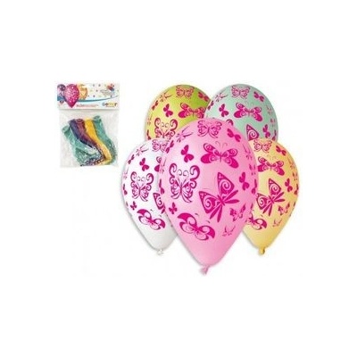 Balonek Balonky nafukovací motýl 12'' průměr 30 cm RM_10301793