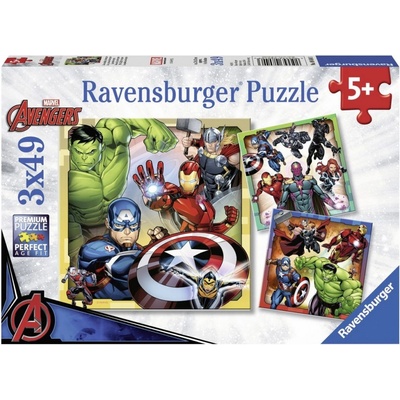 Ravensburger Premium Disney Marvel Avengers 3 x 49 dielov