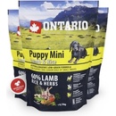 Granule pro psy Ontario Puppy Mini Lamb & Rice 0,75 kg