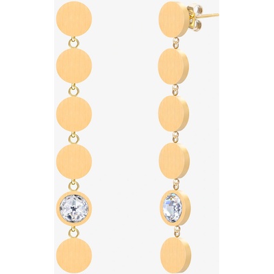 Preciosa Dlouhé pozlacené Essential s kubickou zirkonií 7434Y00